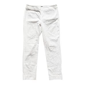 Talbots Chatham Ankle Pants White Dress Pants Womens 12 Classic Career Office